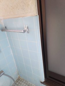川崎市中原区の浴室折戸取替　工事後　浴室側