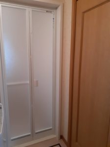 藤沢市辻堂の浴室中折戸の交換事案　アフター